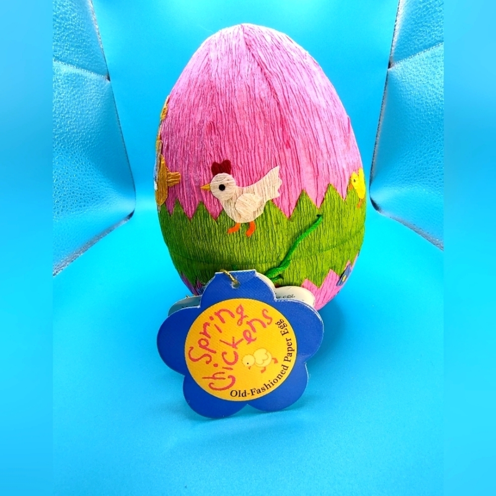 💥3/$20 Muffy "Spring Chickens" Old Fashioned Paper Egg!